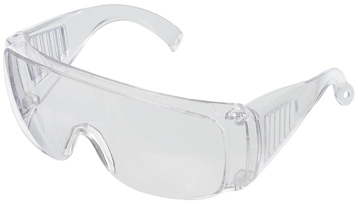 Lunettes de protection tchèques, surplus comme neuf pour la protection individuelle, lot de 10