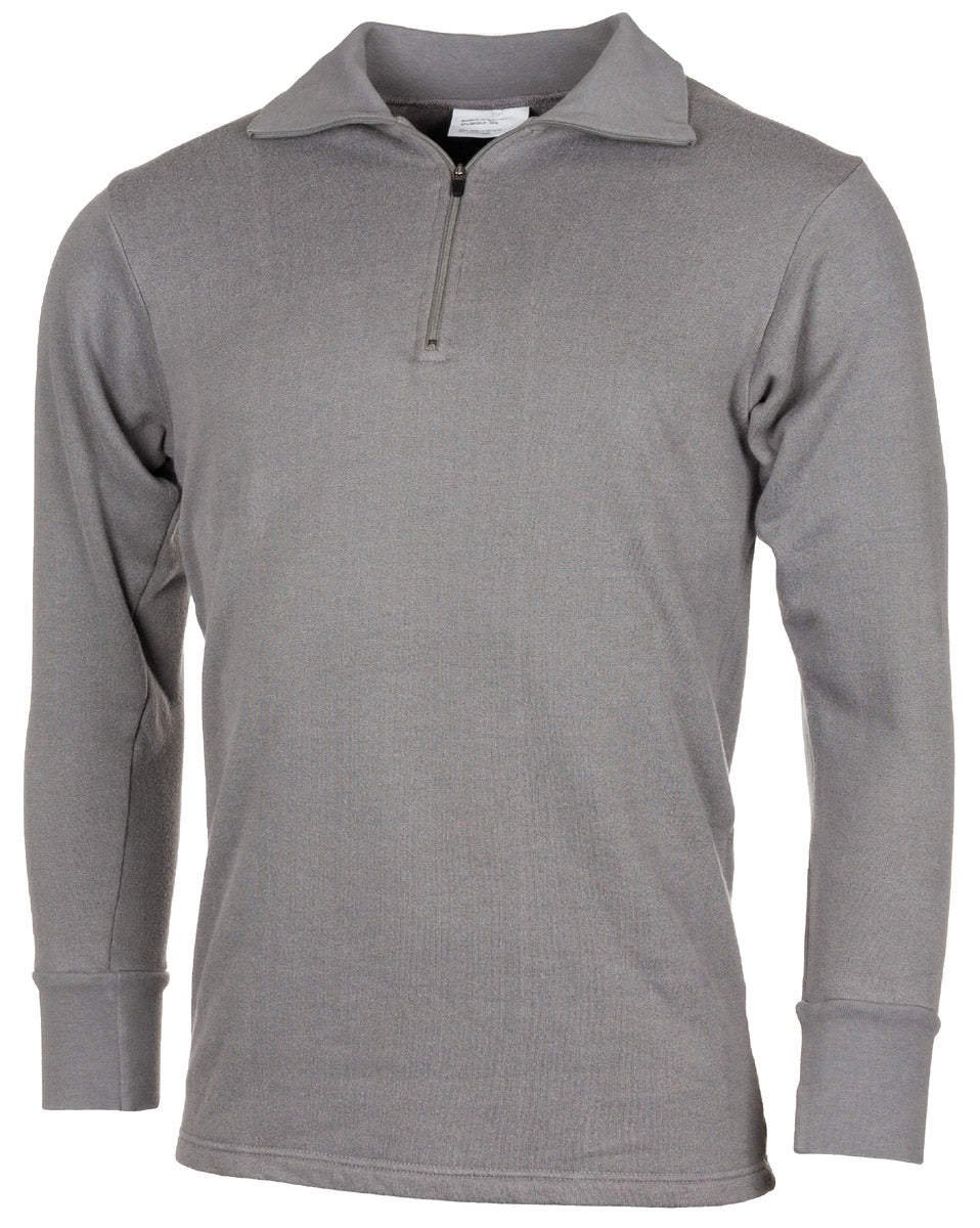 Sous-pull à col roulé néerlandais à fermeture à glissière, surplus comme neuf, lot de 10
