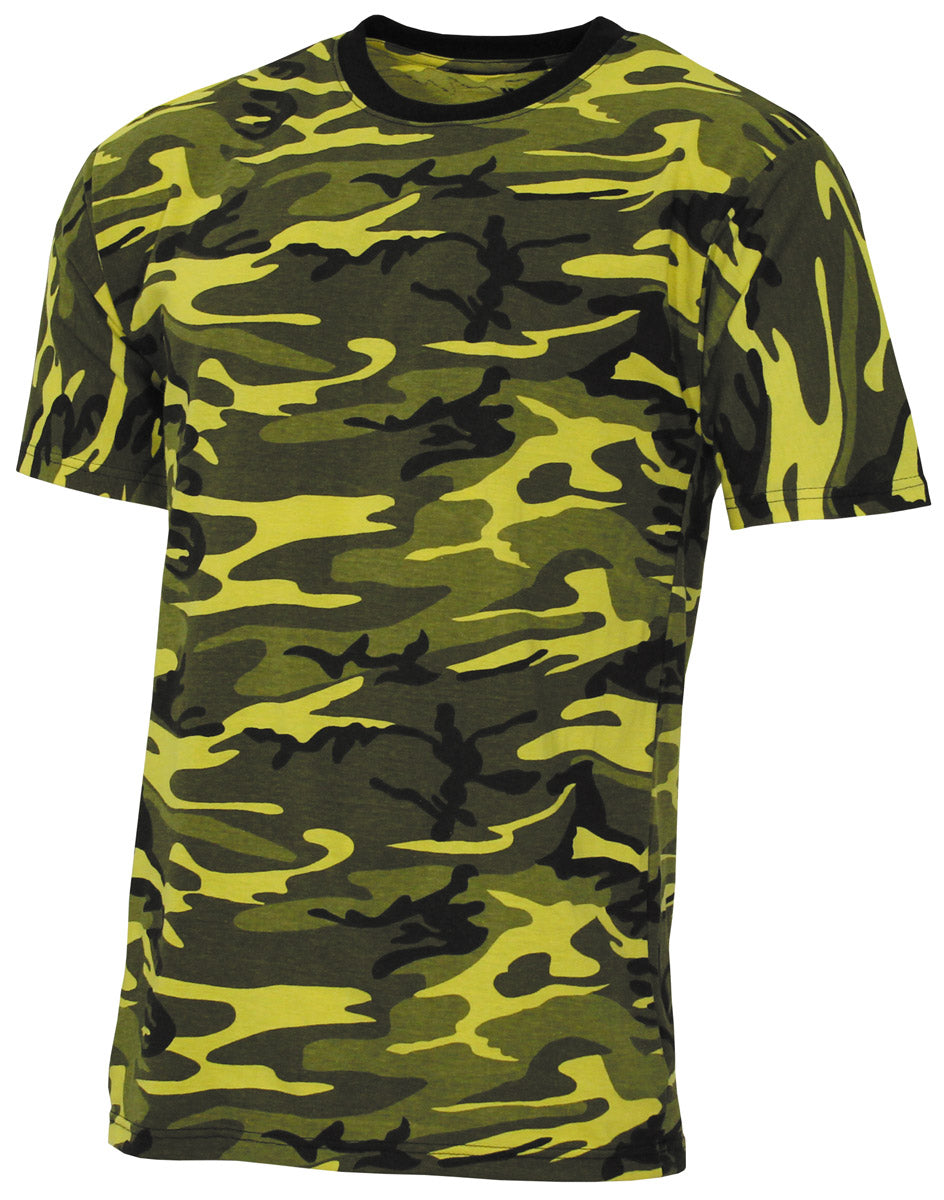 T-shirt US Streetstyle MFH coton 140-145 g/m² à impression réactive