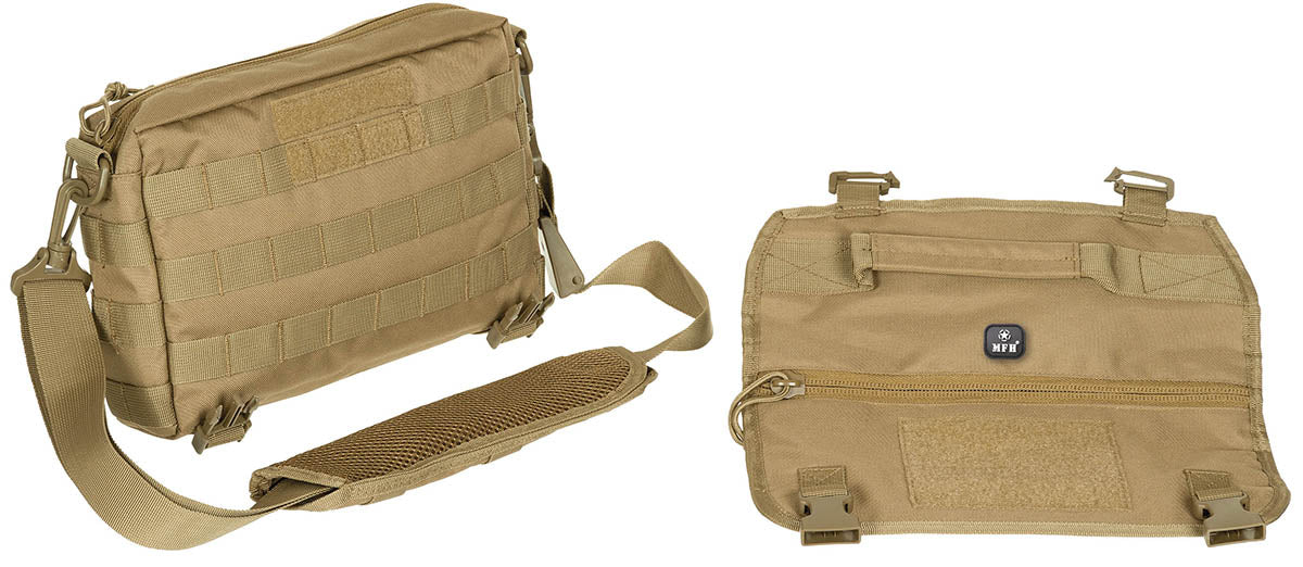 Sacoche de transport MFH MOLLE 4 L avec rabat amovible et porte-carte transparent