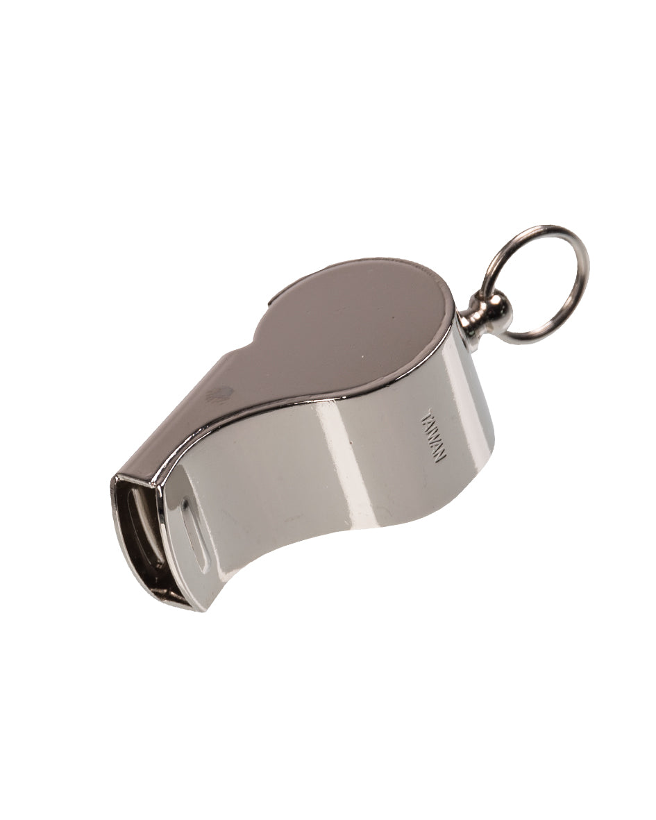 Sifflet de signalisation militaire Mil-Tec en laiton nickelé, 45 x 20 mm pour 30 grammes