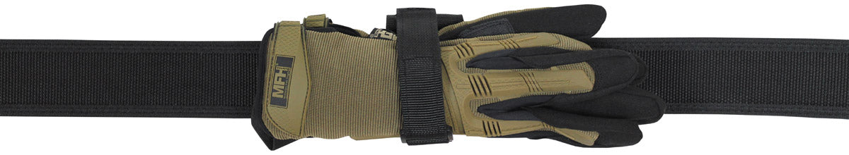 Porte-gants MFH à fixation auto-agrippante universelle pour ceinturon et ceinture