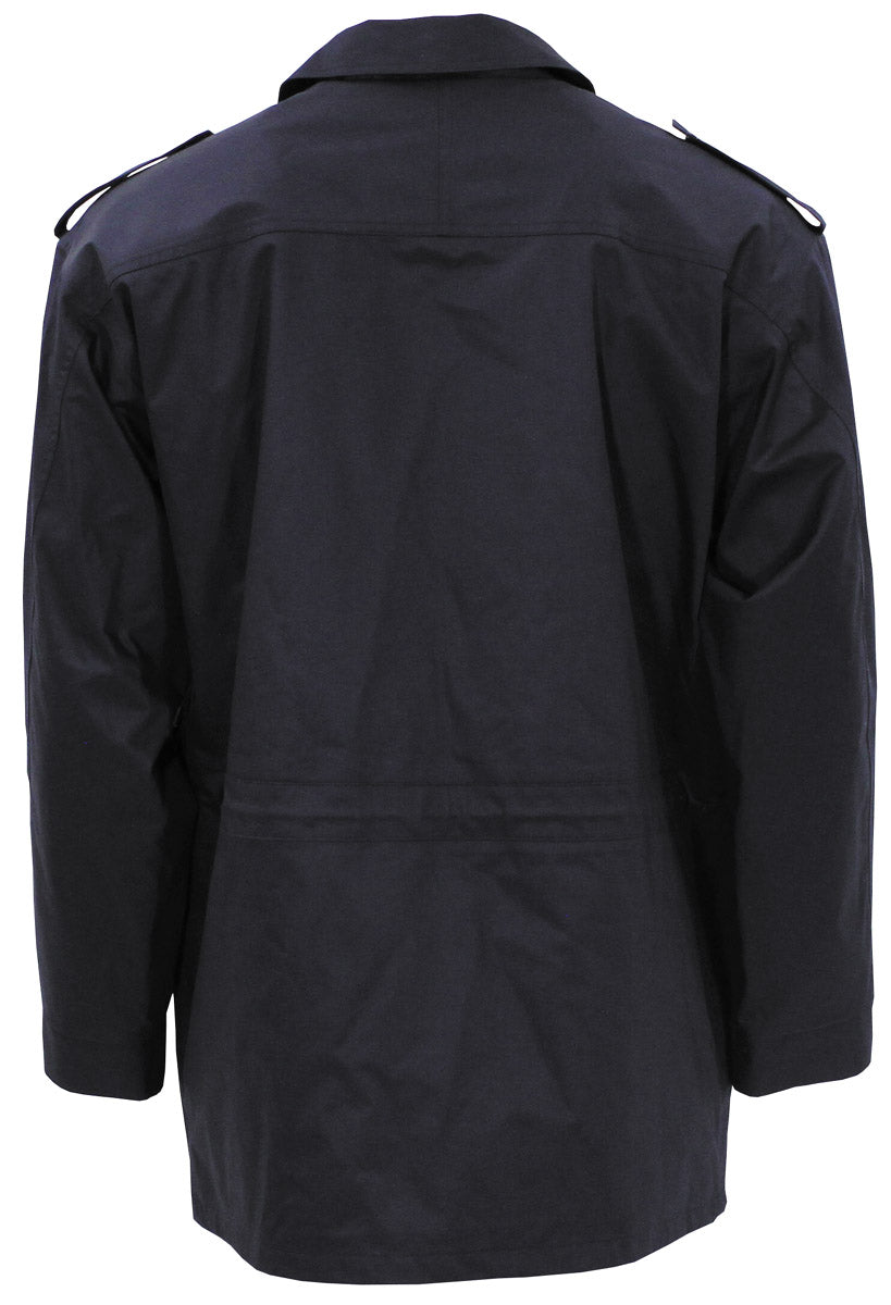 Parka néerlandaise tout polyester imperméable à fermeture à glissière en coton, surplus d'occasion, lot de 5