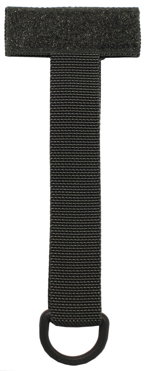 Porte-clés tactique MFH à adaptateur auto-agrippant de 13 cm avec anneau en D