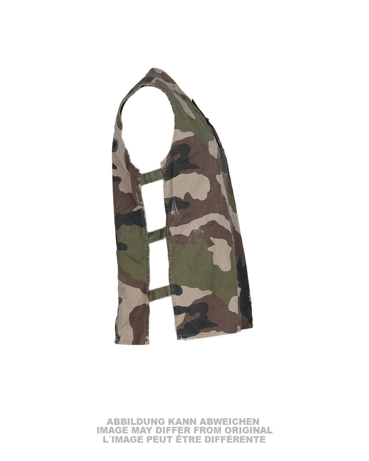 Gilet de combat de l'armée française, portage de surplus militaire d'occasion