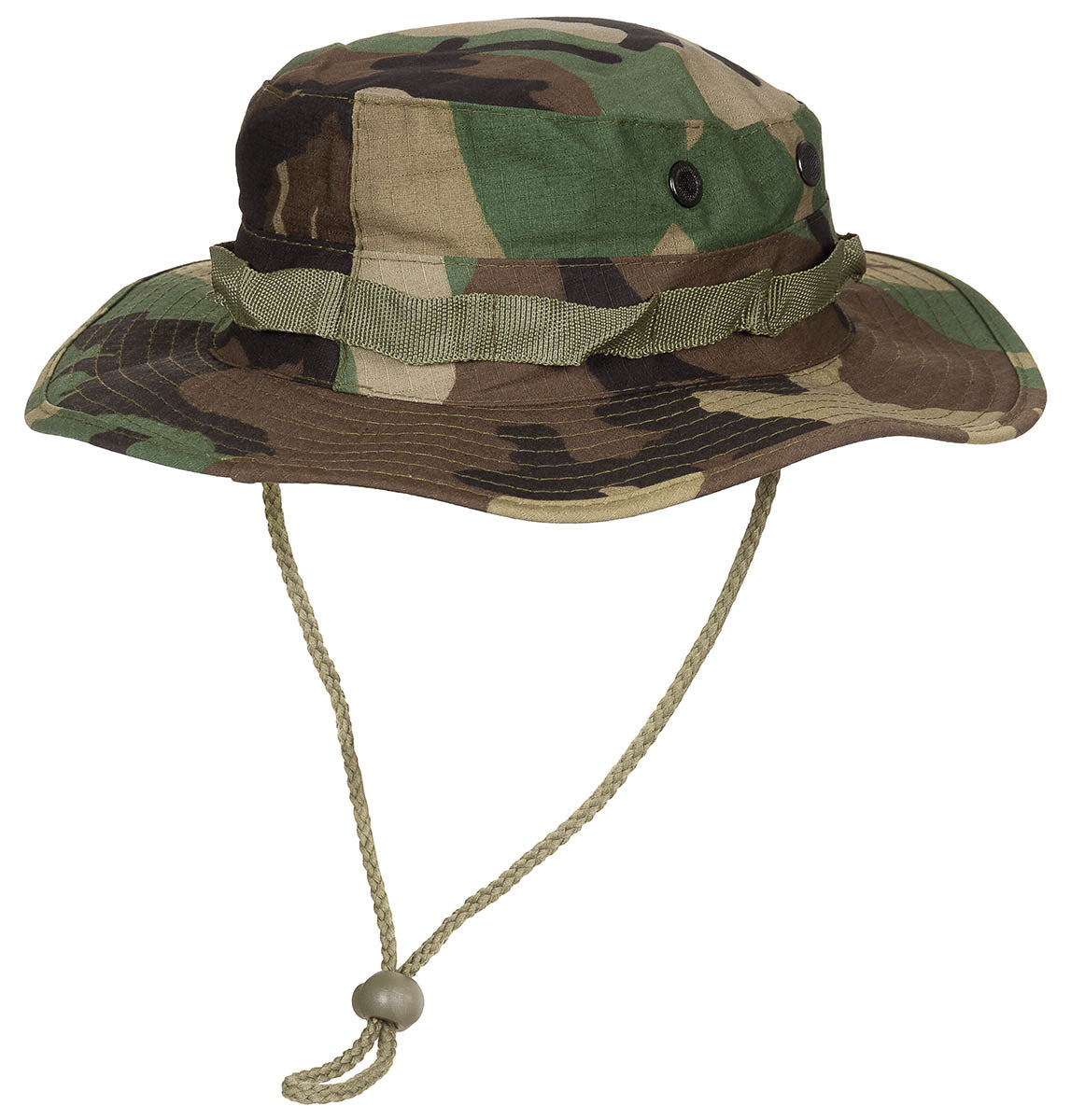 Chapeau de brousse US GI Boonie MFH en coton Rip Stop à passants périphériques