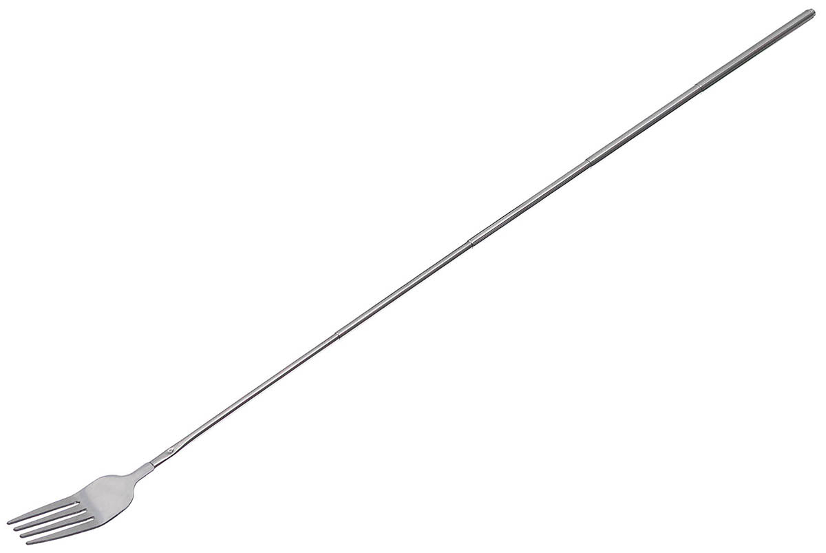 Fourchette télescopique Fox Outdoor en acier inoxydable 23 à 65 cm 30 g