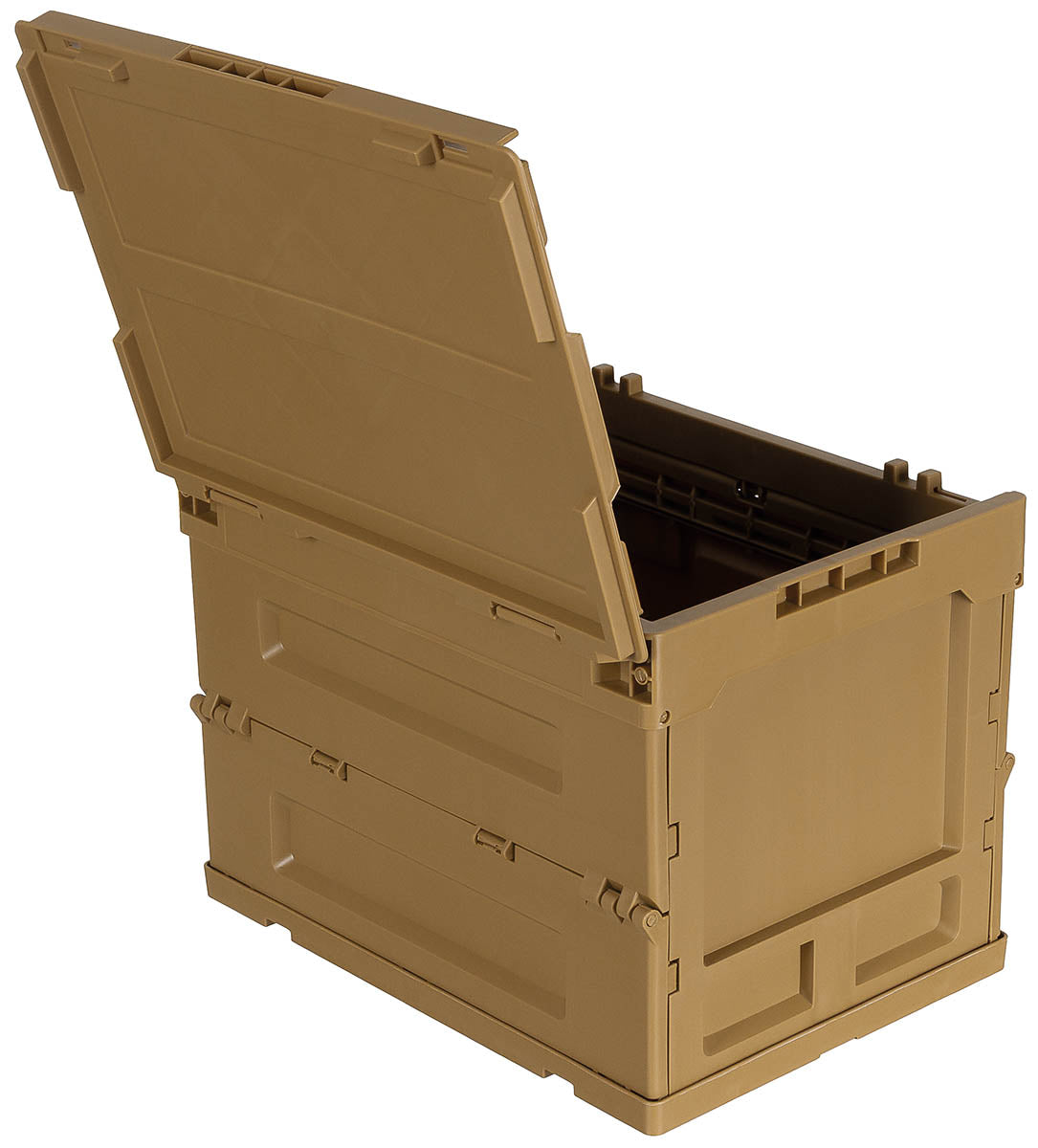 Caisse pliable MFH en polypropylène 20 et 60 l empilable à couvercle intégré