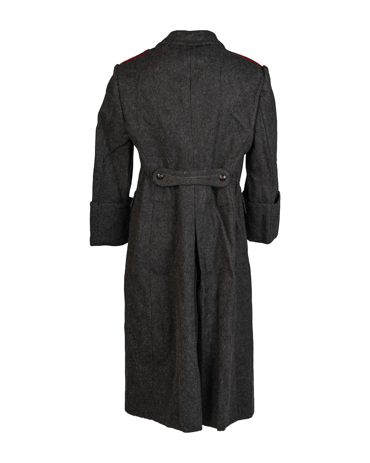 Manteau de drap bulgare en pure laine, surplus militaire d'occasion