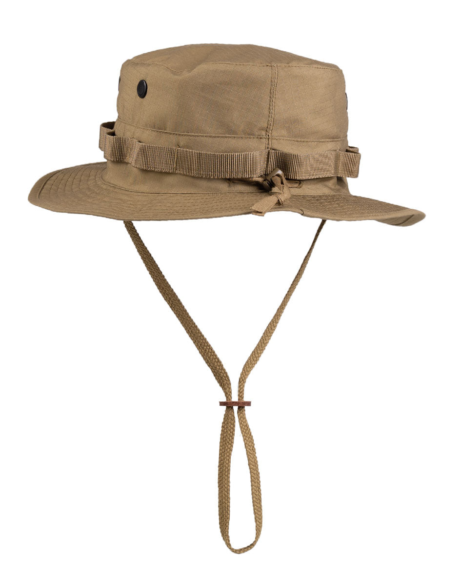 Chapeau de brousse type US GI Mil-Tec en polycoton ripstop taille unique ajustable