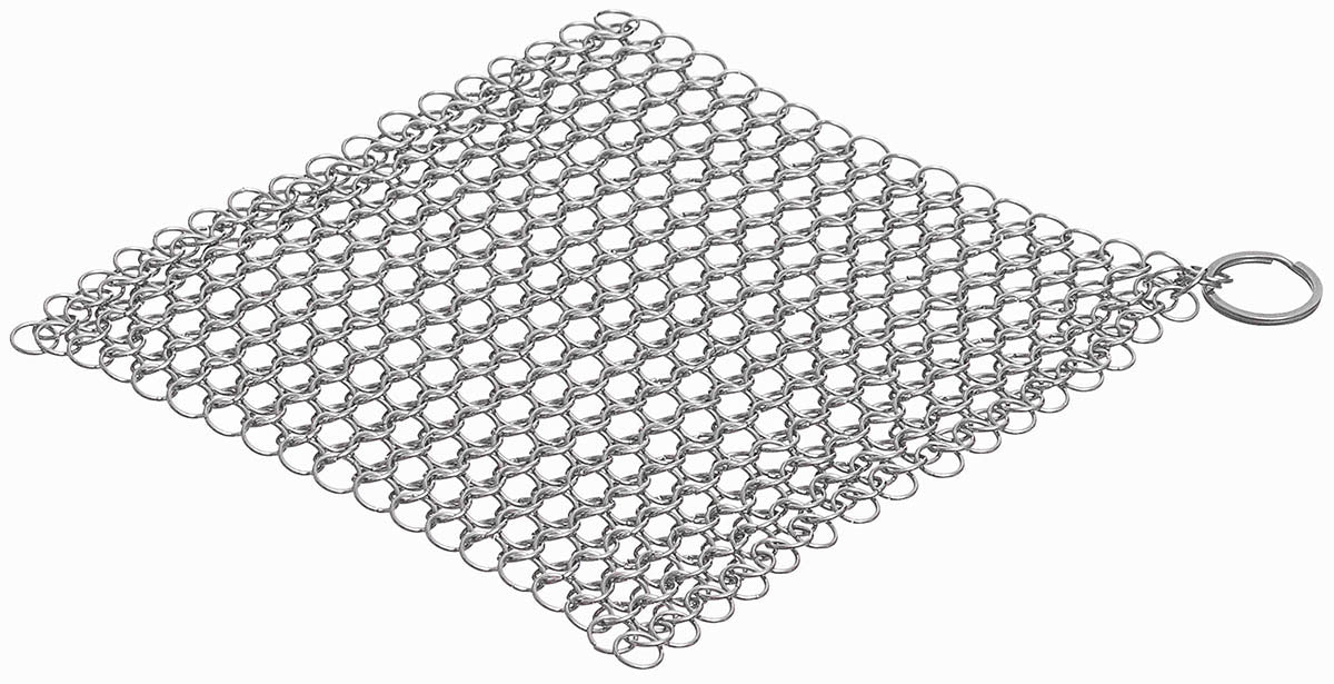 Grattoir cotte de mailles Fox Outdoor en acier inoxydable 17,5 x 17,5 cm 150 g