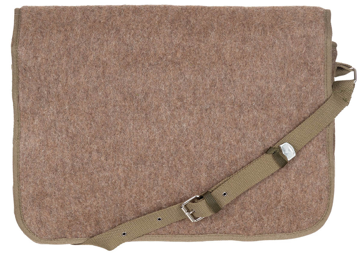 Sacoche bandoulière suisse PureTrash en laine 600 g/m² 40 x 30 cm sangle textile
