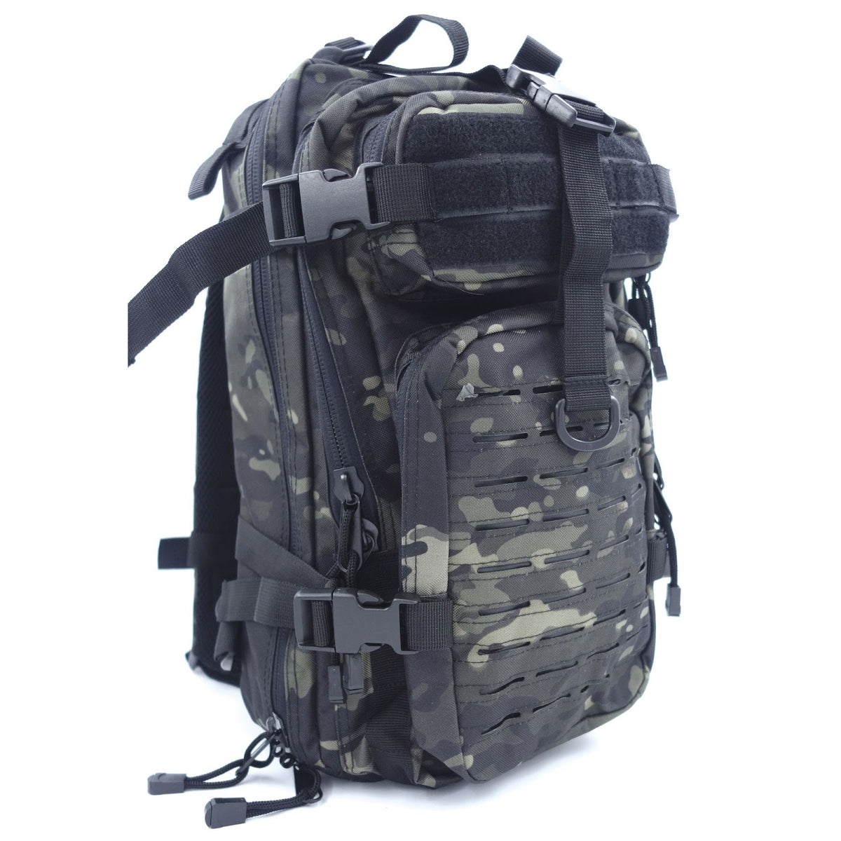 Sac à dos 27 L Assault Pack polyester 600D MOLLE à découpe laser