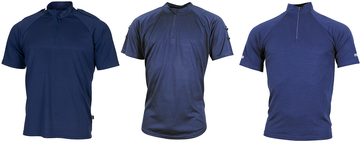 Maillot technique britannique à fermeture à glissière, surplus d'occasion, lot de 10