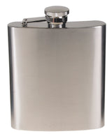 Flasque de poche incurvée Fox Outdoor en acier inoxydable 225 ml bouchon à charnière