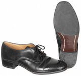 Chaussures basses britanniques en cuir coupe femme, surplus d'occasion, lot de 5