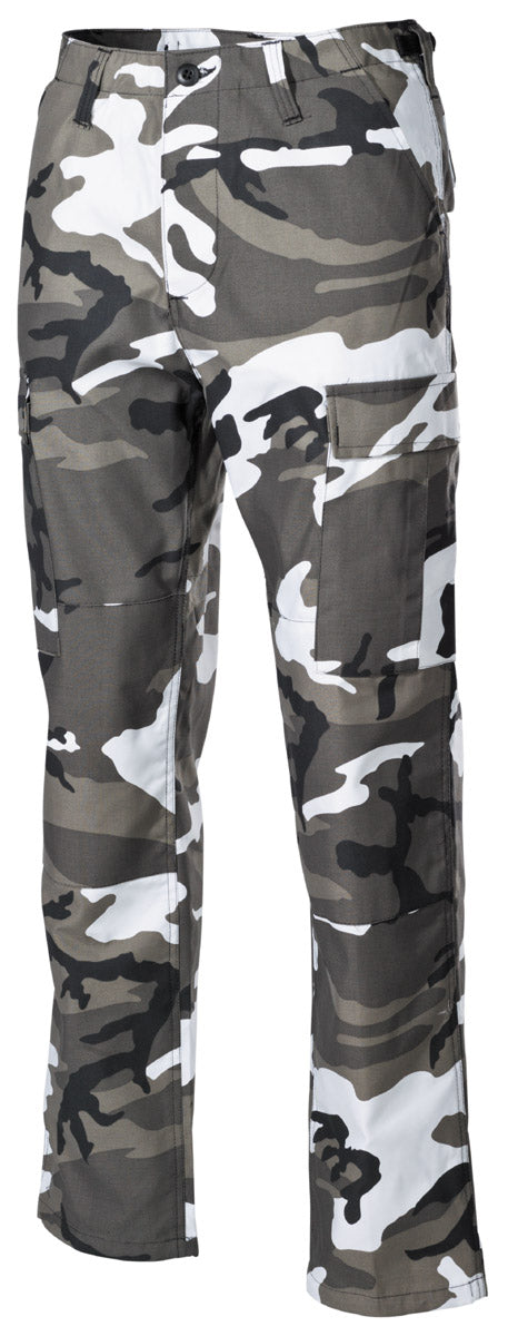 Pantalon de combat US BDU MFH polycoton 65/35 genoux et fessier renforcés six poches