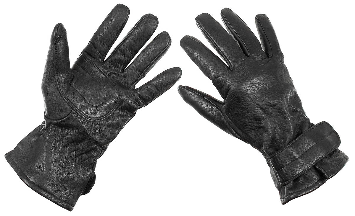 Gants en cuir autrichiens doublé, surplus d'occasion pour le froid et la manutention, lot de 5