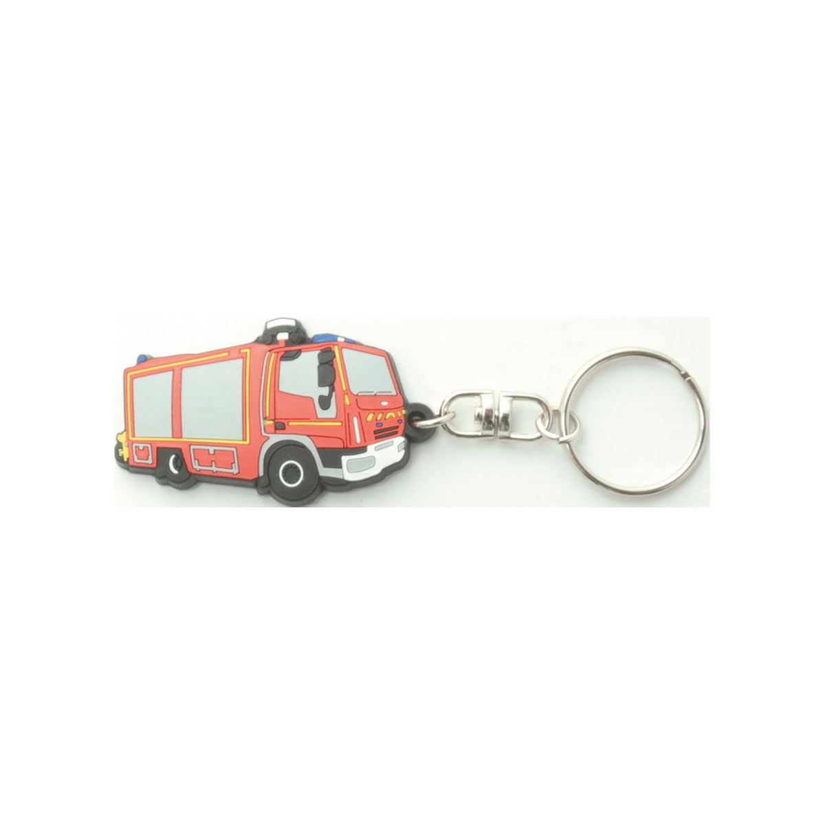 Porte-clés souple Patrol Equipement sapeurs-pompiers motif en relief quatre versions