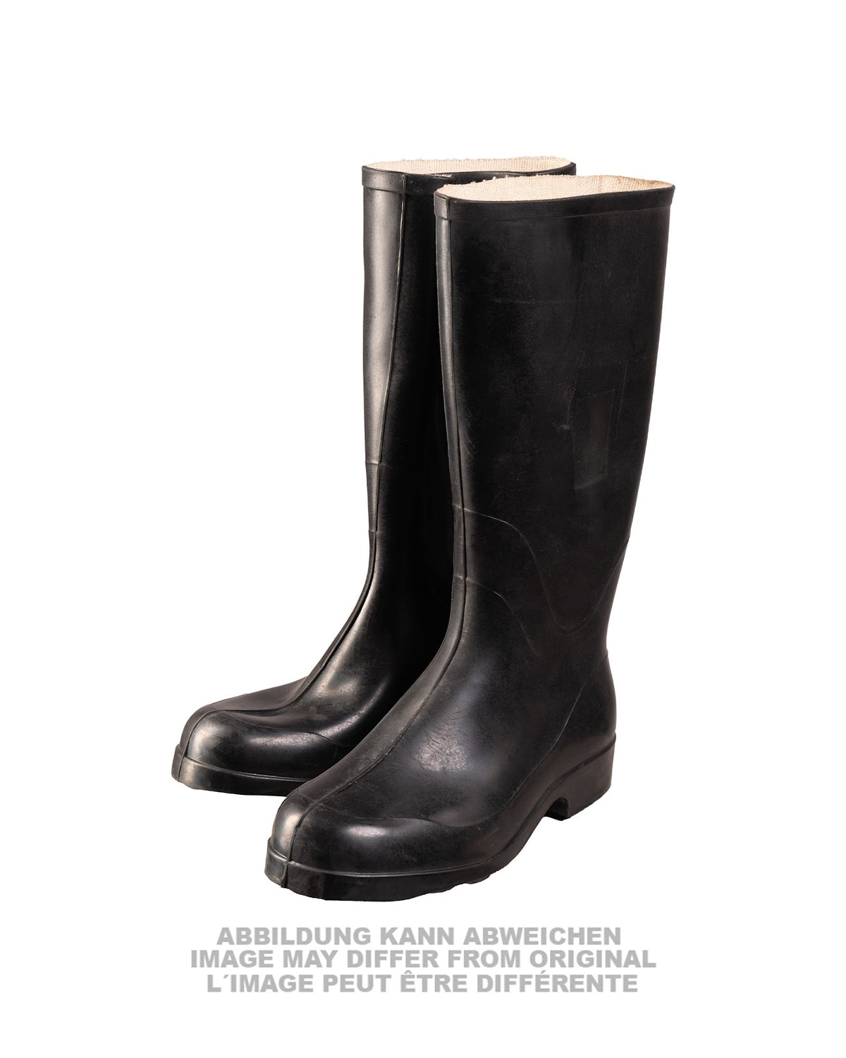Bottes de pluie en caoutchouc de l'armée est-allemande, surplus d'occasion