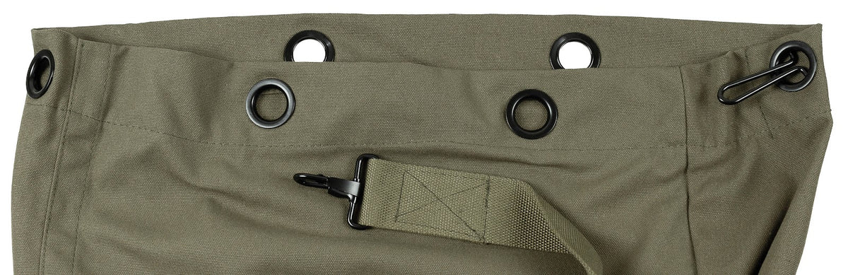 Sac de voyage type US MFH 100 L en coton avec bandoulière et poignée renforcée