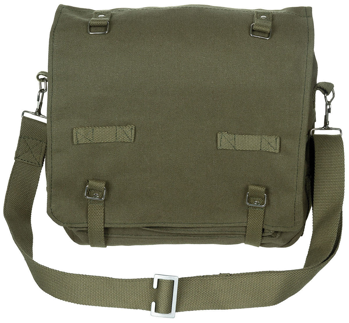 Sacoche de combat type BW MFH 8 l en toile de coton 32 x 23 x 12 cm à rabat