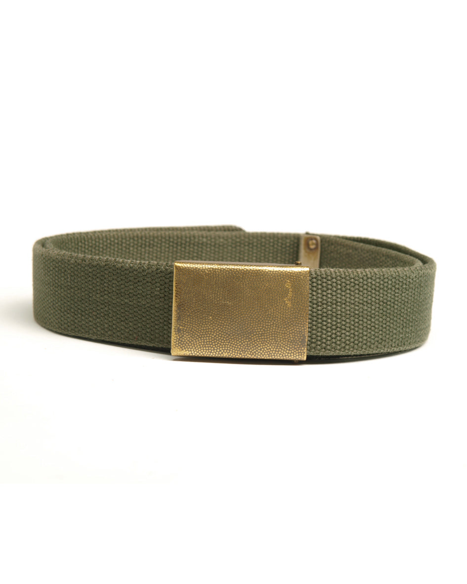 Ceinture de pantalon en sangle textile de la Bundeswehr, surplus d'occasion