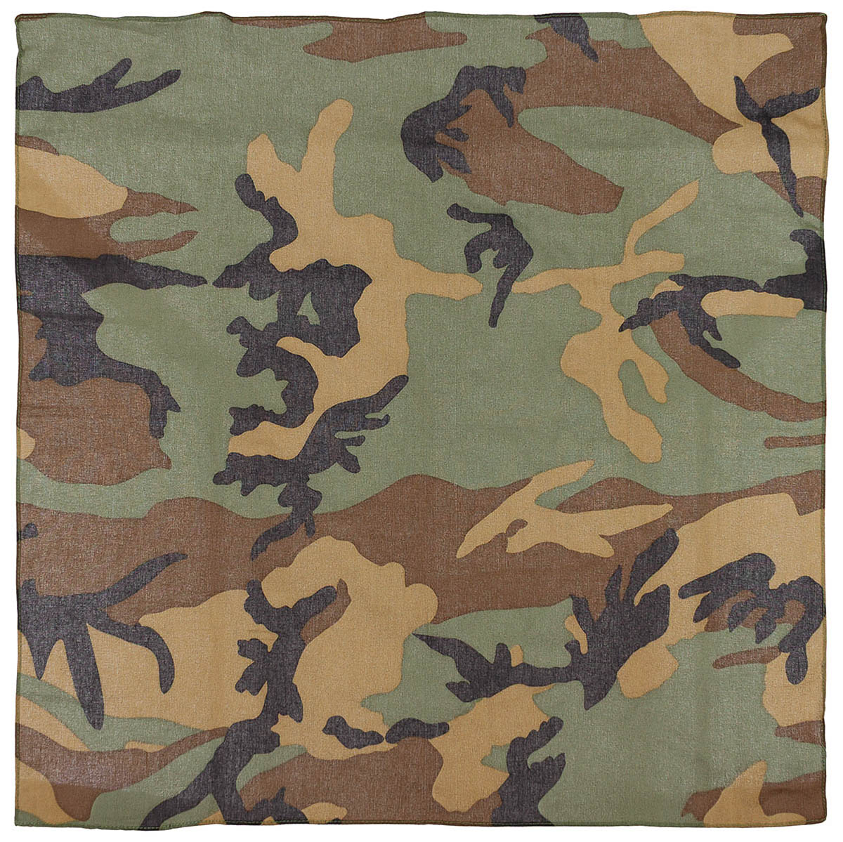 Bandana MFH en coton 55 x 55 cm, carré classique à porter au cou ou sur la tête