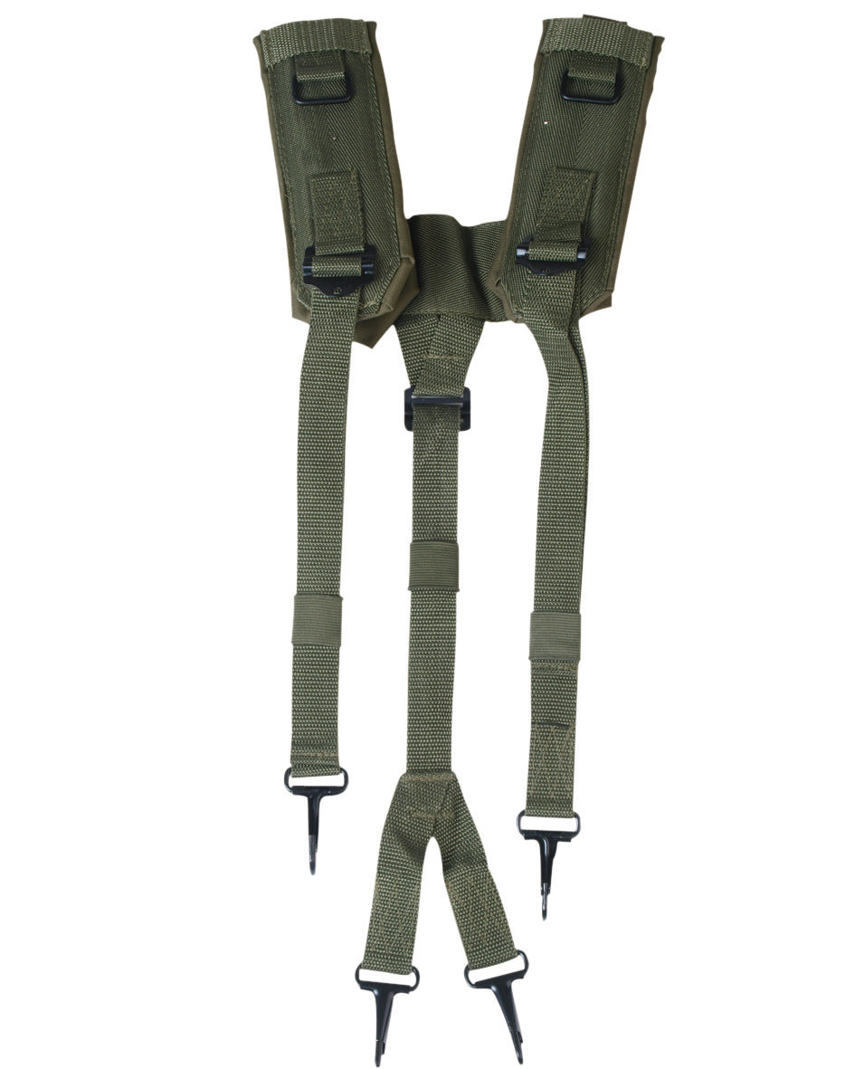 Brêlage militaire type US LC2 Mil-Tec en polyester à bretelles rembourrées