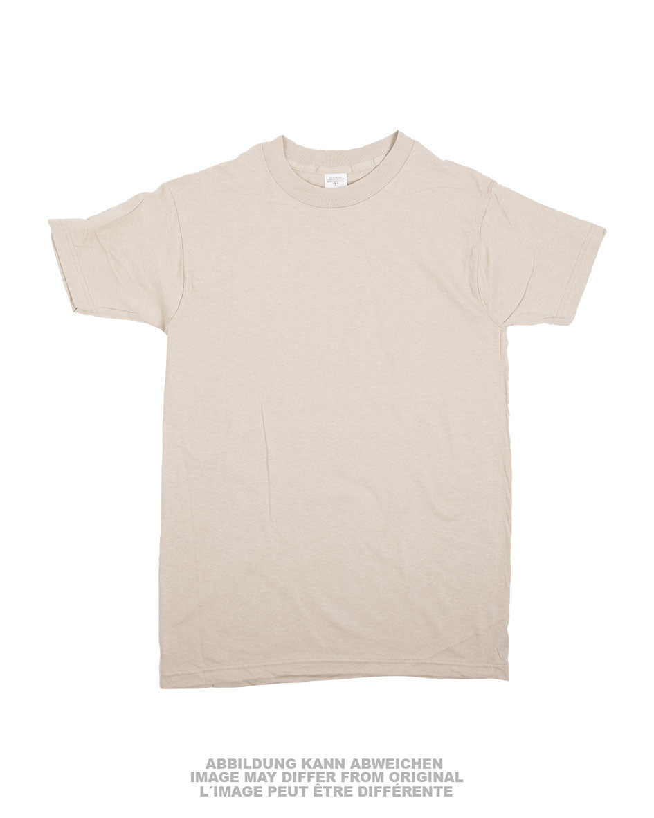 T-shirt de dotation type US en pur coton, stock ancien jamais distribué