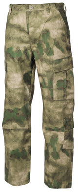 Pantalon de combat US ACU MFH Rip Stop 100 % coton huit poches logements genouillères