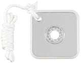 Miroir de signalisation MFH Survival 5,5 × 5,5 cm en polyacrylique avec cordon