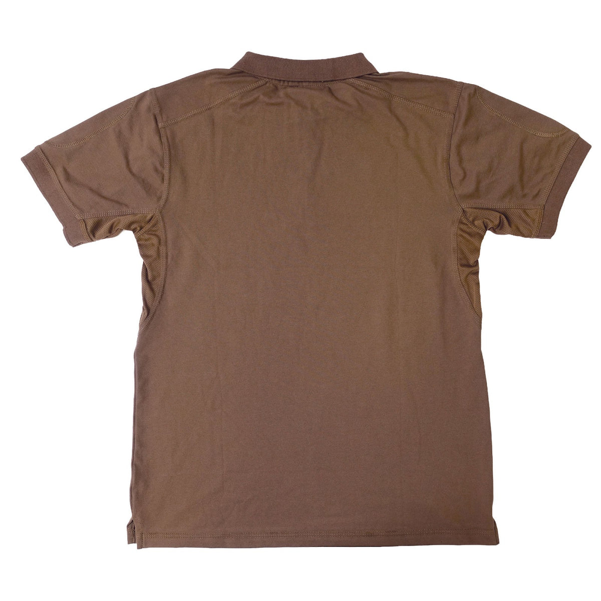 Polo tactique col à glissière coton polyester élasthanne deux poches de manche