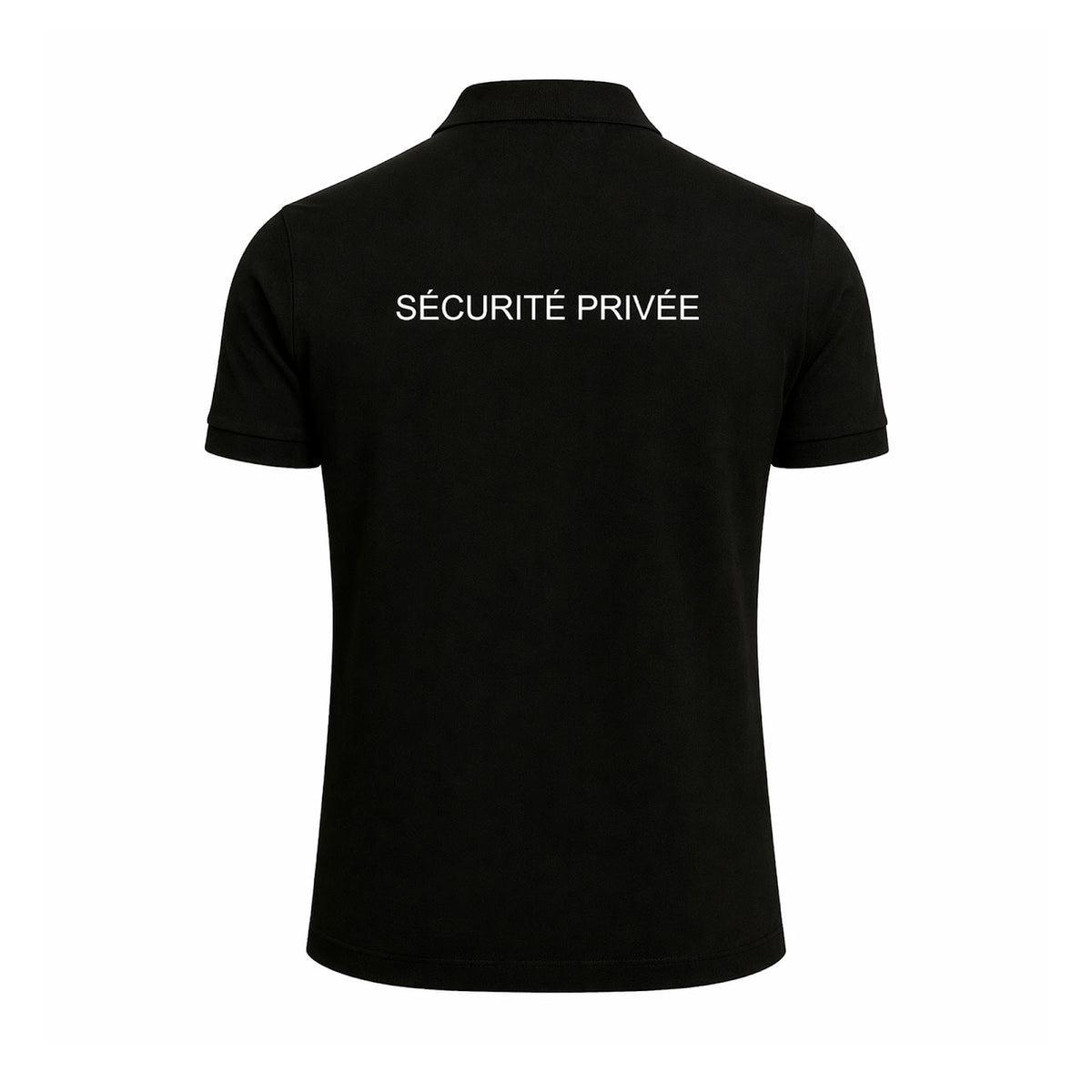 Polo Sécurité privée Patrol Equipement en coton marquage rétroréfléchissant deux faces