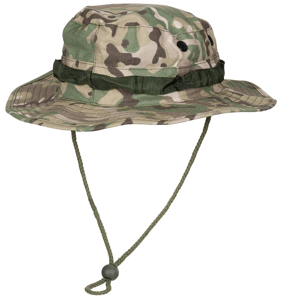 Chapeau de brousse US GI Boonie MFH en coton Rip Stop à passants périphériques