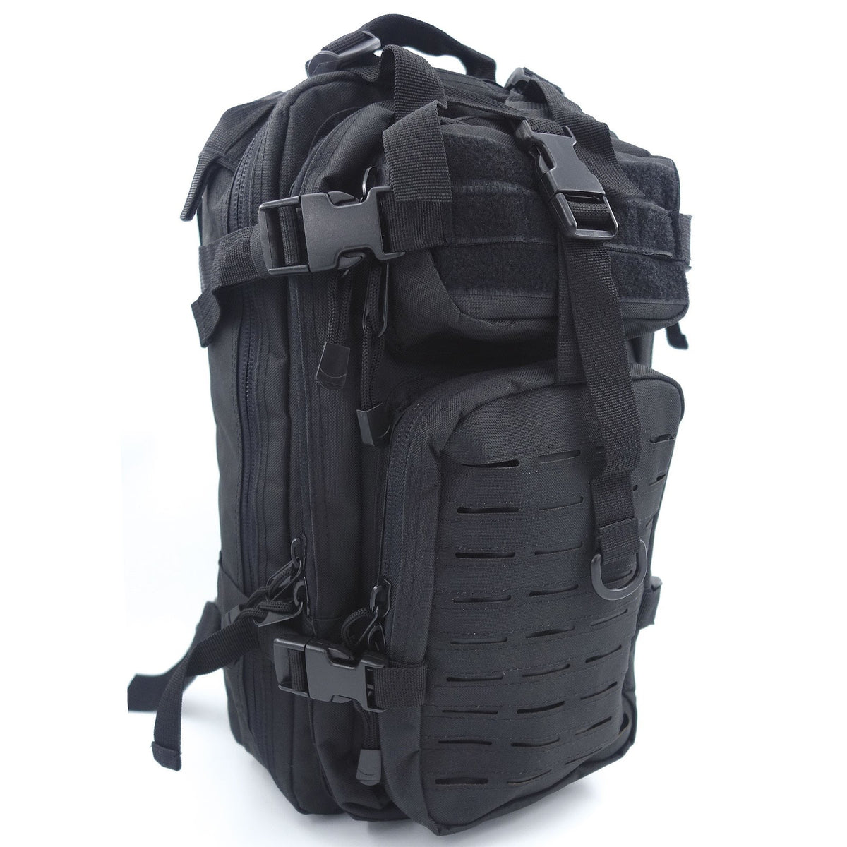 Sac à dos 27 L Assault Pack polyester 600D MOLLE à découpe laser