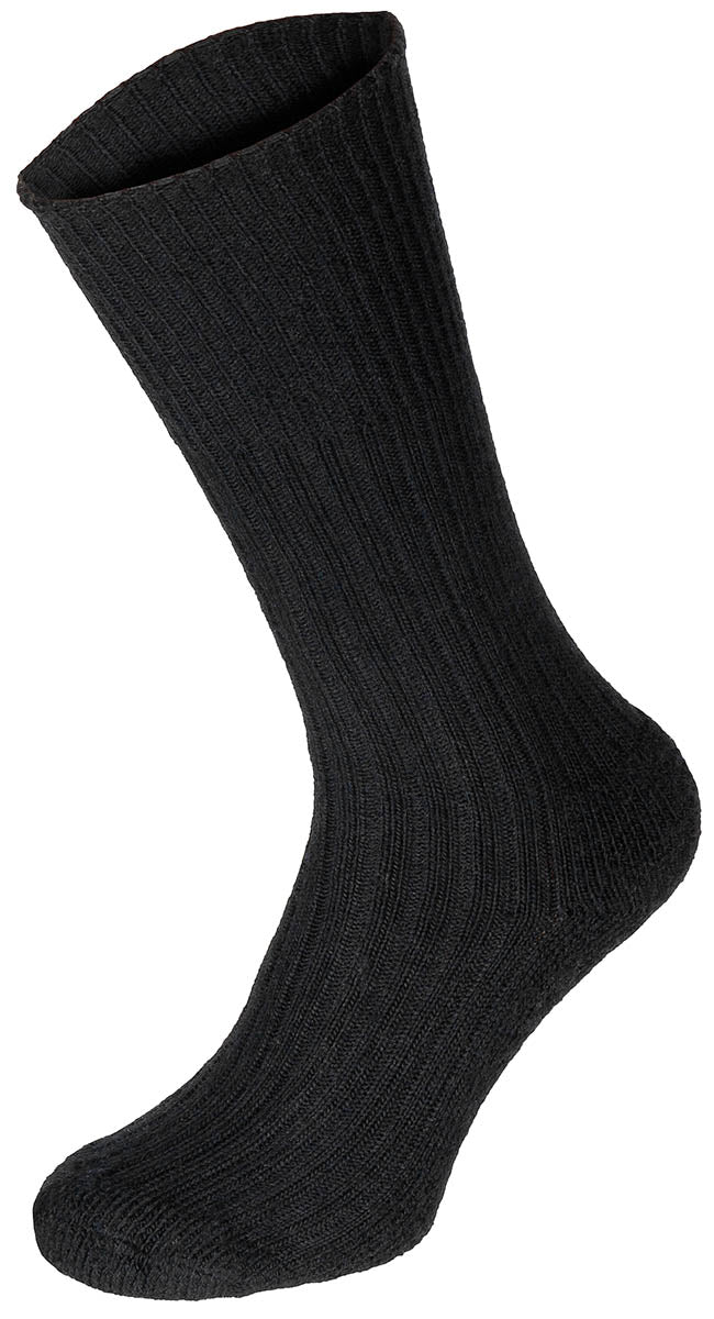 Chaussettes d'hiver britanniques en laine, surplus d'occasion, lot de 10