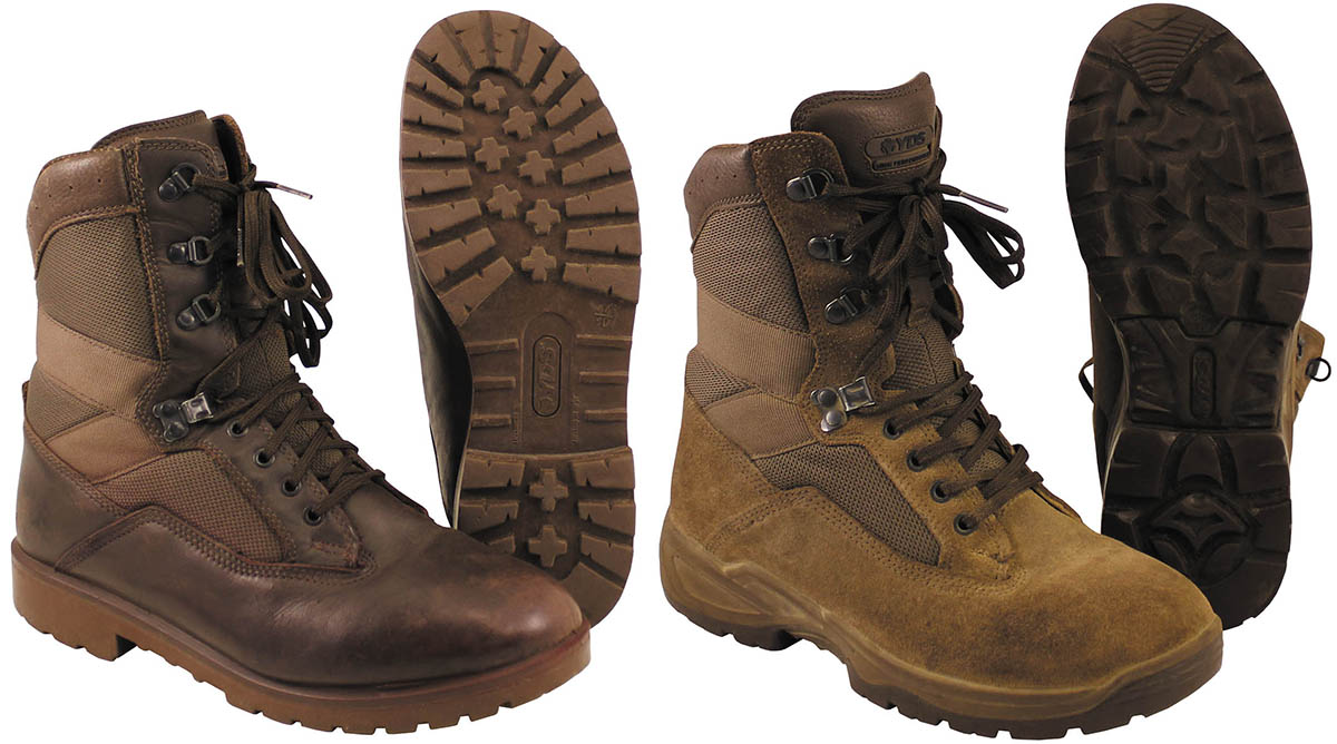 Chaussures de combat Yds, surplus d'occasion pour la marche et le travail extérieur, lot de 5