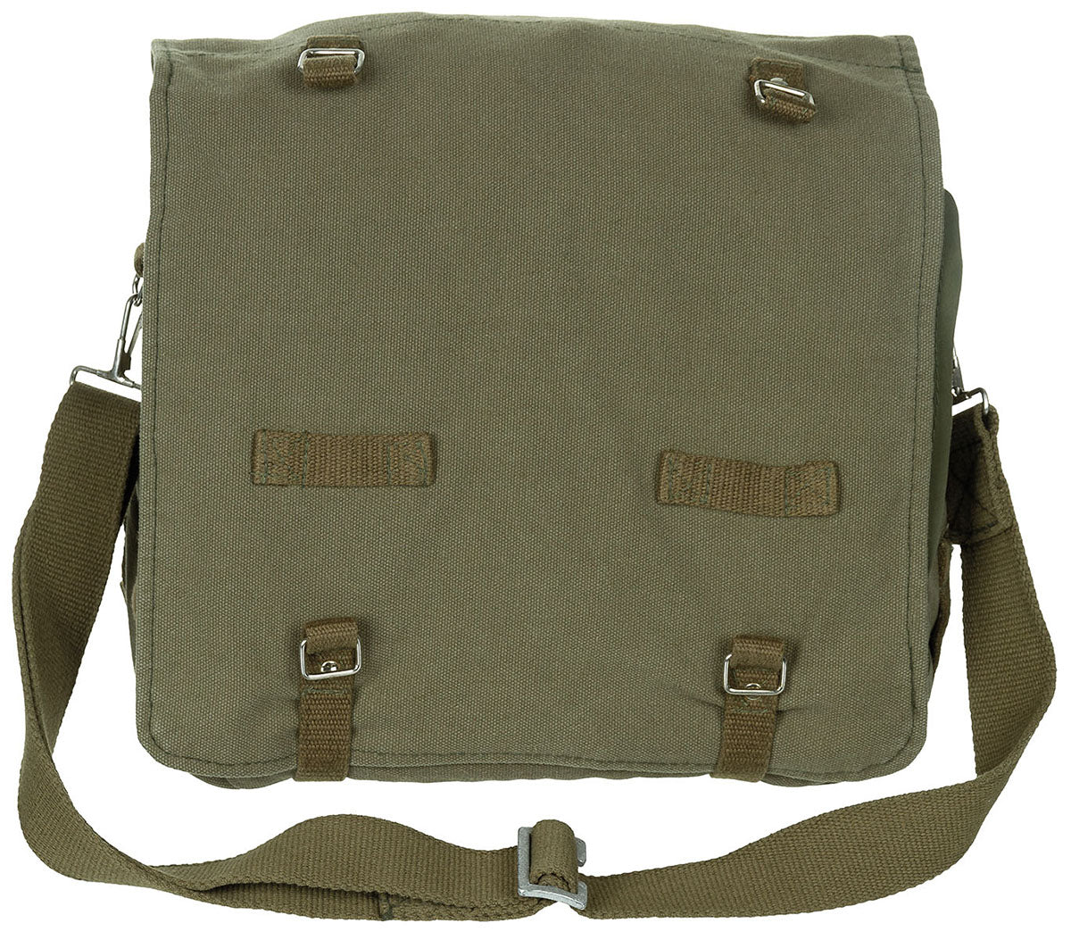 Sacoche de combat type BW MFH 8 l en toile de coton 32 x 23 x 12 cm à rabat
