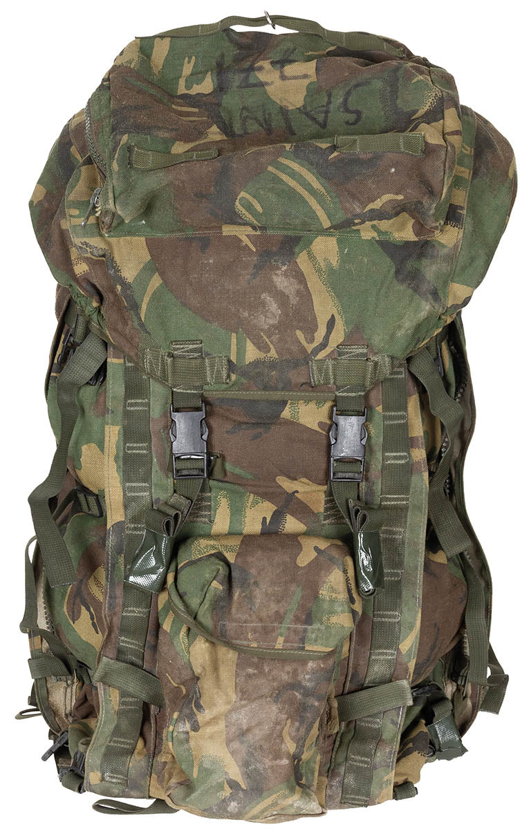 Sac à dos britannique de second choix, motif DPM, surplus d'occasion