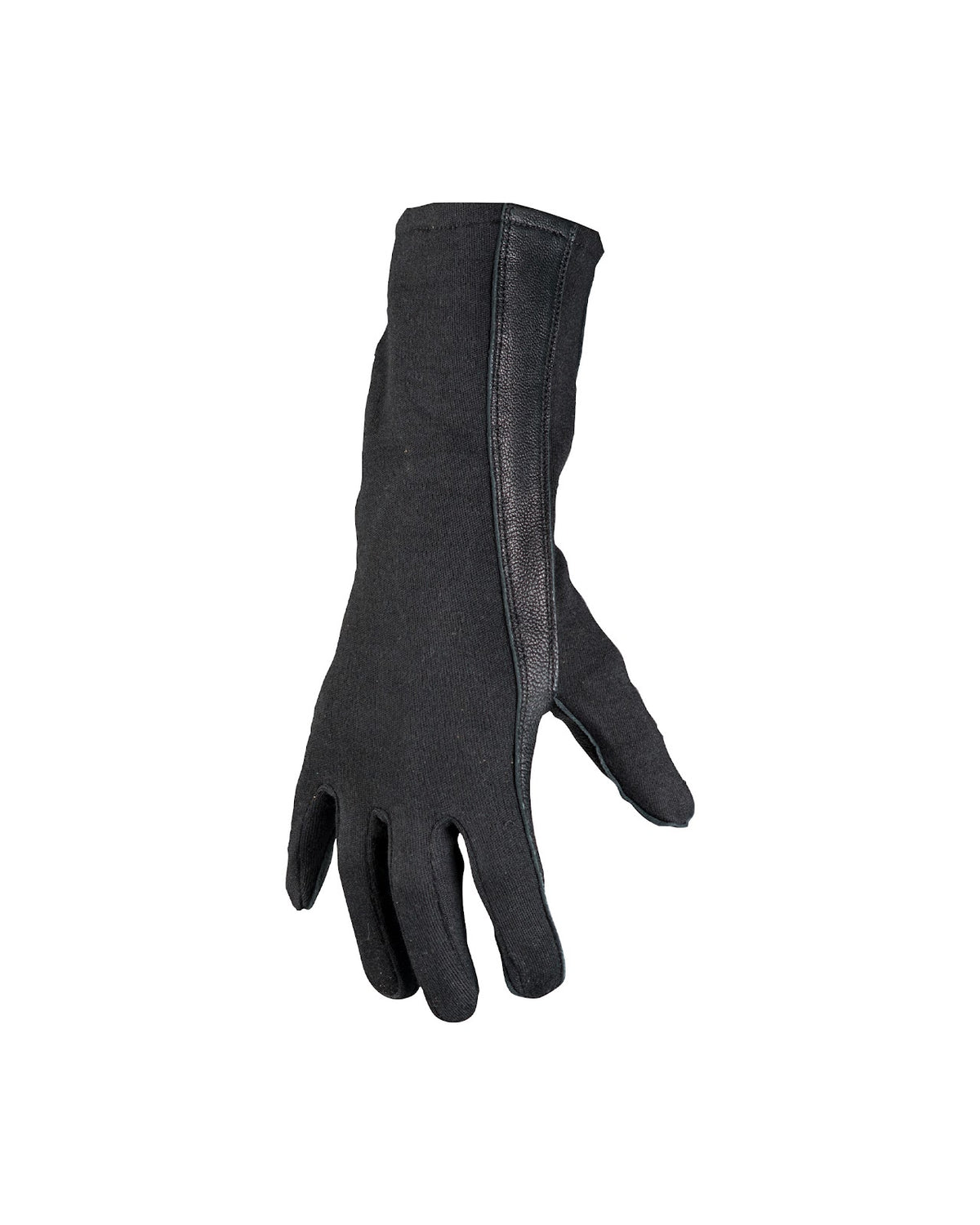 Gants de pilote type US Mil-Tec en aramide Nomex et cuir d'agneau à longue manchette