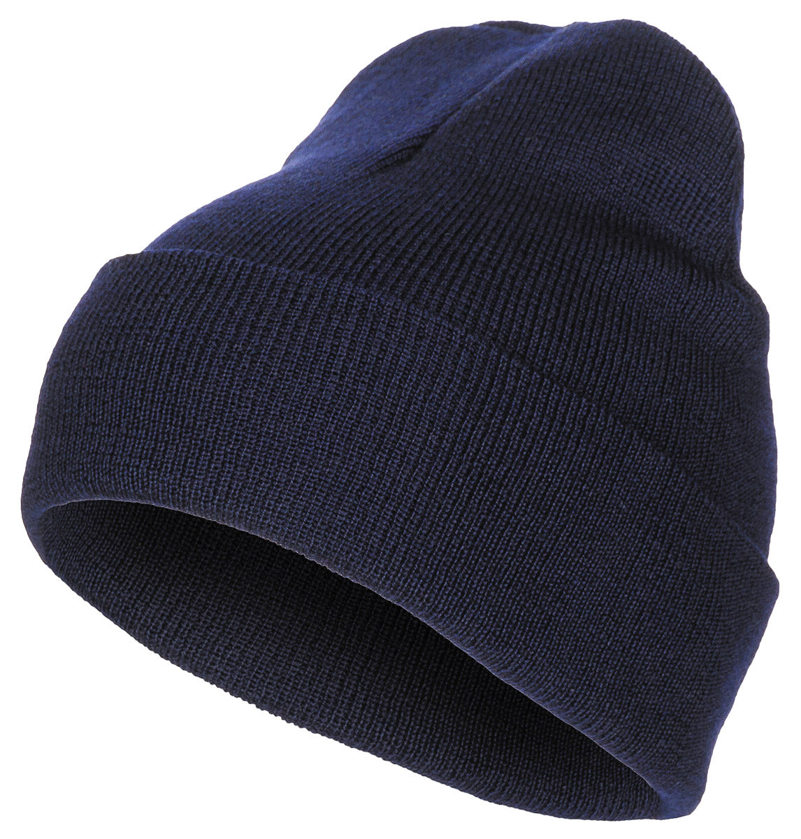 Bonnet à revers large MFH en laine, maille fine et double épaisseur