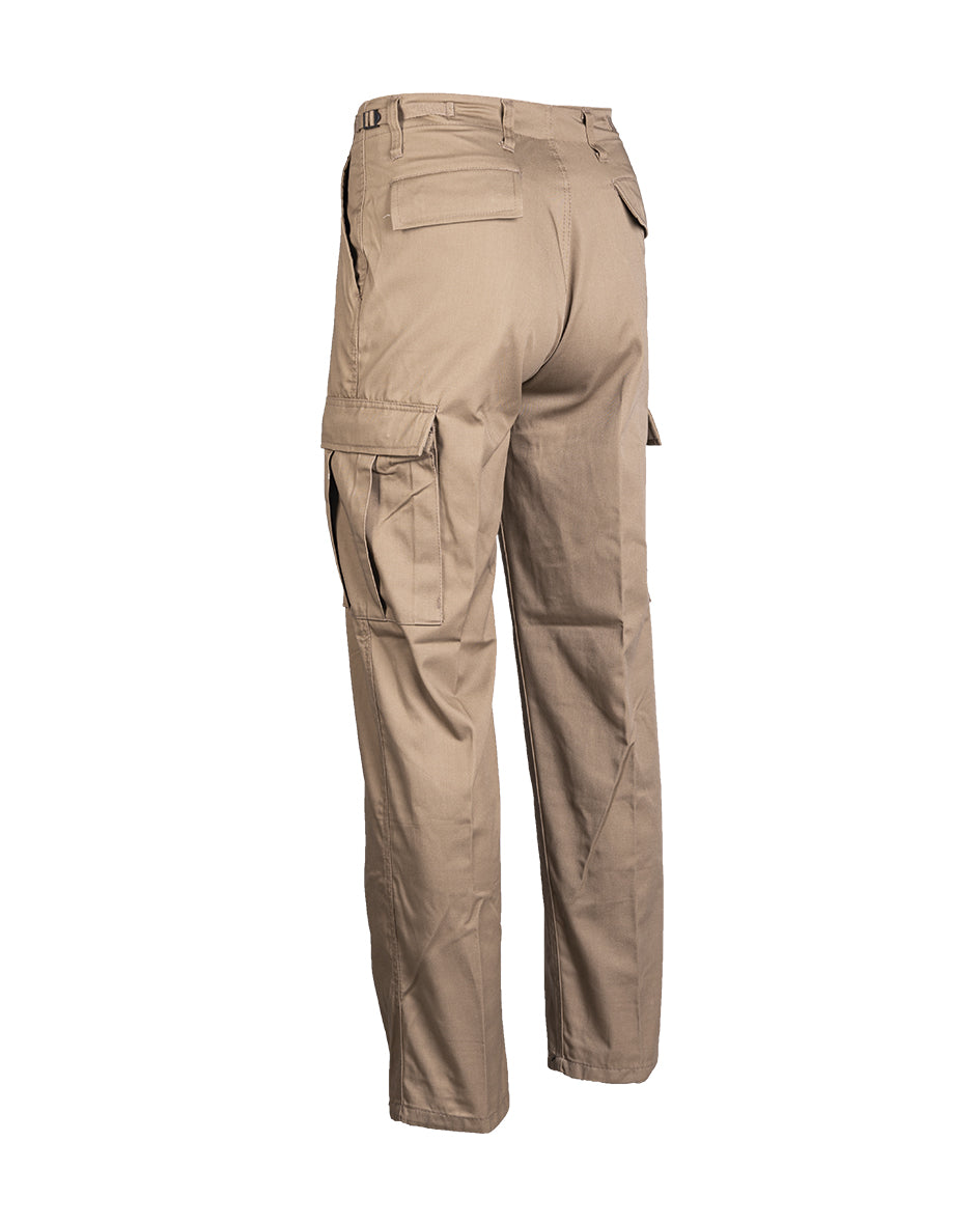 Pantalon de combat type BDU Mil-Tec en polycoton 80/20 six poches et taille réglable