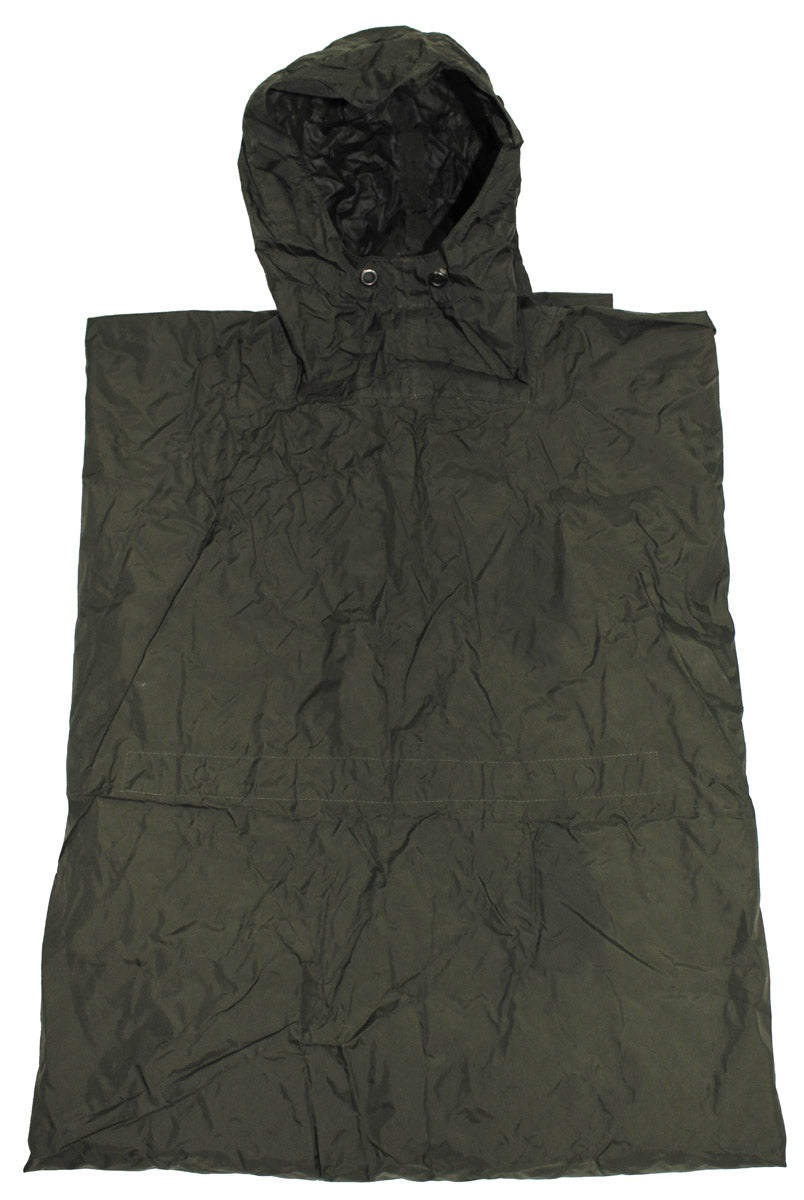 Poncho britannique, surplus d'occasion pièce de dotation revendue en lot, lot de 5