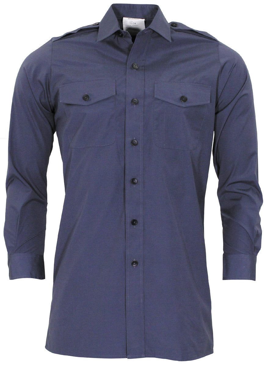 Chemise de campagne britannique à manches longues, surplus d'occasion, lot de 10