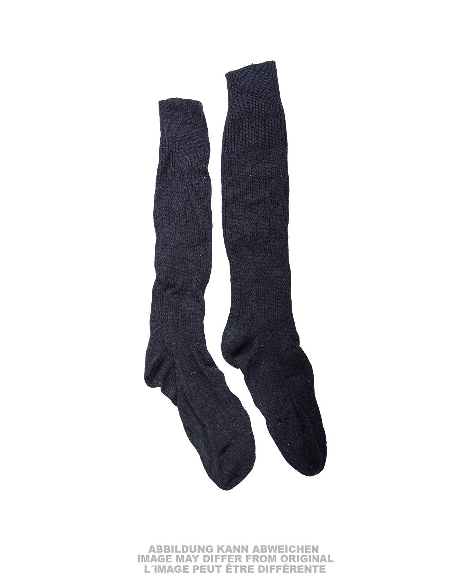 Chaussettes hautes de botte en laine de la Bundeswehr, surplus d'occasion