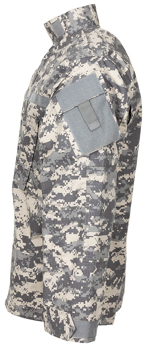 Veste de combat US ACU MFH Rip Stop 100 % coton col montant et poches de manche