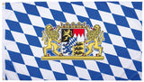 Drapeau régional MFH en polyester 90 x 150 cm avec bande de renfort cousue