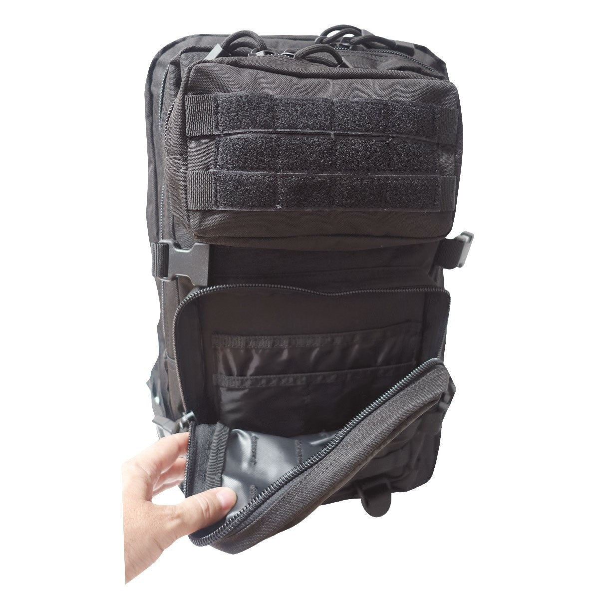 Sac à dos 42 L SWAT Premium polyester 600D enduit PVC attaches MOLLE
