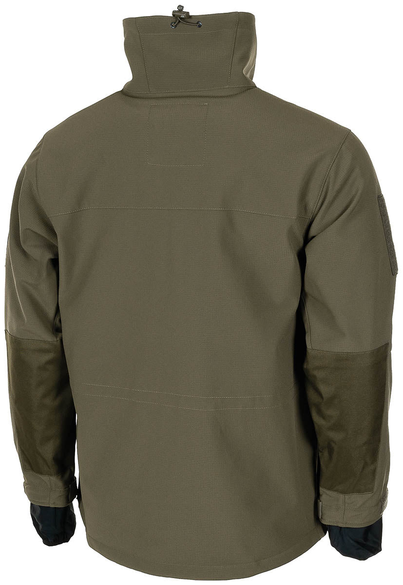 Veste softshell High Defence MFH Professional colonne d'eau 8000 mm glissières étanches